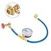 Accurate R134A for M14 Car Air Conditioning Recharge Measuring Hose Gauge, Long Lasting #1
