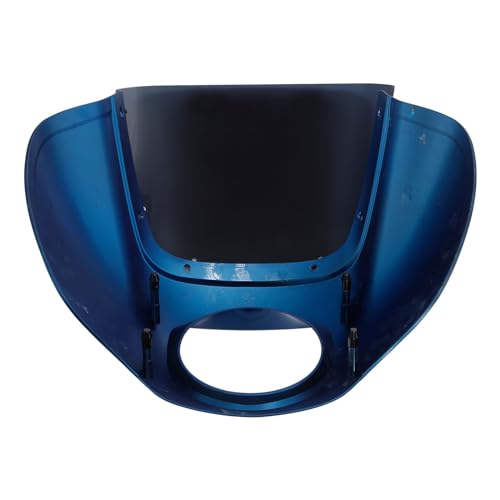 Image of Front Headlight Quarter Fairing Windshield Fit For Harley Softail Low Rider FXLR S FXLRS 2018-2025 Street Bob FXBB FXBBS 2018-2025 Softail Standard FXST 2020-2024 Electric Blue