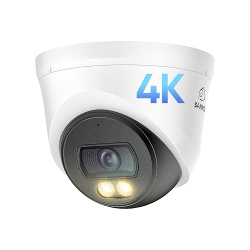 Image of SANNCE 4K 8MP PoE Dome Security Camera