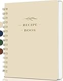 Perfect Blank Recipe Book-Recipe Book to Write in Your Own Recipes,Hardcover Personal Blank Recipe Book, Recipe Notebook Hold 144 Exclusive Formula Recipes (Oat)