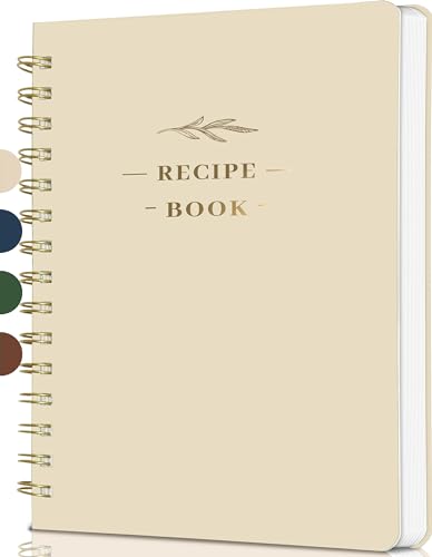 Perfect Blank Recipe Book-Recipe Book to Write in Your Own Recipes,Hardcover Personal Blank Recipe...