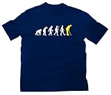 Photo Gallery styletex23 golf minigolf evolution of man t-shirt, blu, l Photo Gallery styletex23 golf minigolf evolution of man t-shirt, blu, l