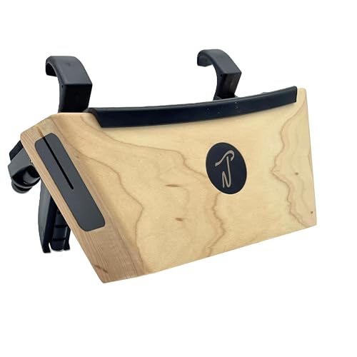 Native Tongue Percussion RhymClips with RhymBlock, Drum Rim Mounted Woodblock for Stick Play (6