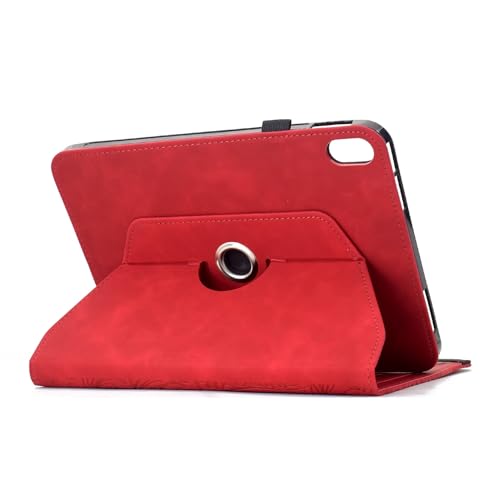 Coque iPad mini 7 rouge rotative fine anti-rayures 8.3" - 5