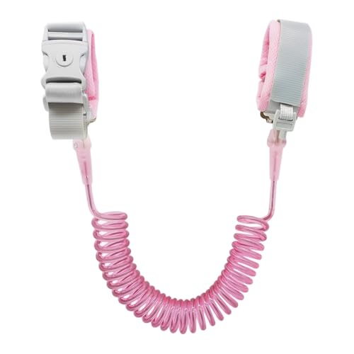 Bracciale Sicurezza Bambino, 2M Anti-Perso Mano Cintura con Blocco del Sensore, Anti-Perso Guinzaglio per Bambini, Polso Regolabile 360 ° Girevoli Braccialetto