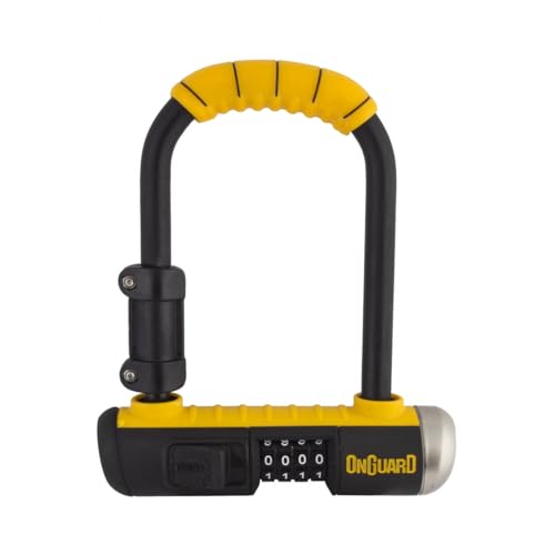 Onguard Bulldog Mini Combo Lock - yellow, one size