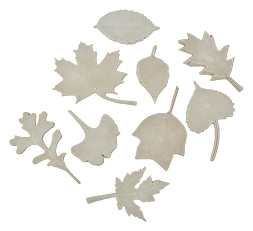 Image of Sax Natures Impressions Leaf Print, Assorted Sizes (Set of 10),Brown