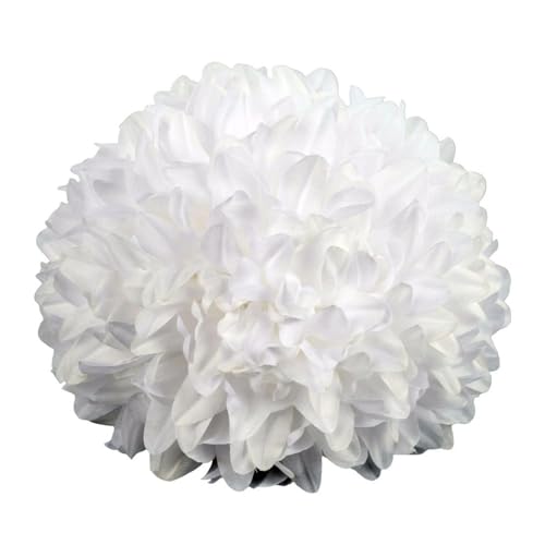 Craig Bachman 9.5in Homecoming Mum Flower: White DIY Decorating Artificial