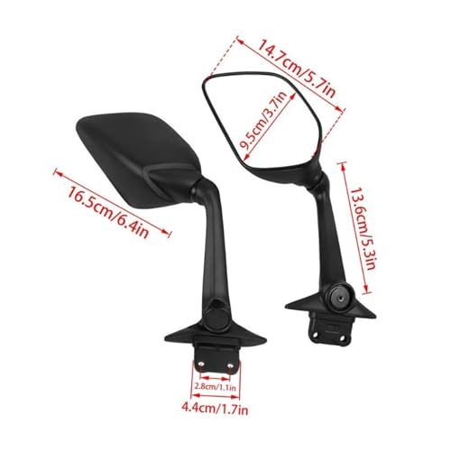 Espejo extremo manillar para T-MAX 530 y 560 retrovisor lateral homologado moto 2017-2022 4