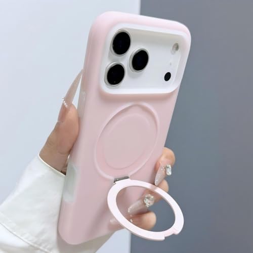 Coque silicone iPhone 16 Pro Max MagSafe rose pastel Caseative