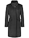 Produktbild Gerry Weber Damen Kurzer Wollmantel mit Stehkragen Langarm unifarben Schwarz 46