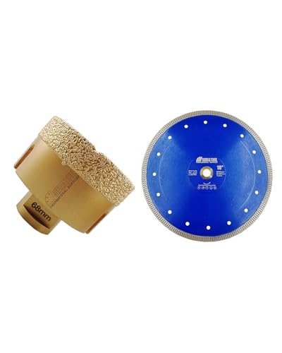 SHDIATOOL Forets Diamant et lame de finition pour marbre et granit - 2