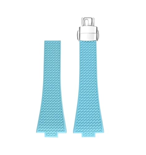 Bracelet Tissot PRX caoutchouc FKM convexe pour le sport et le quotidien en version 35mm 40mm