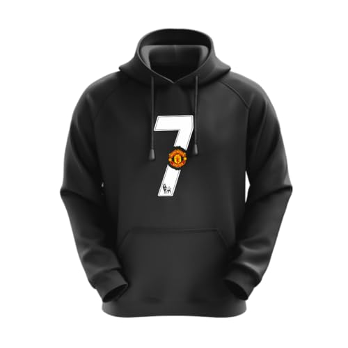 Image of DUDEME Fuda : Iconic Cristiano Ronaldo Football Hoodie 100% Cotton Hoodies for Men | Printed Full Sleeve Pullover for Men & Women