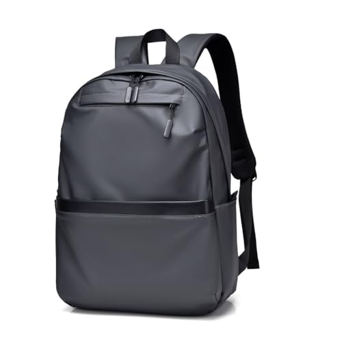 XAGMODSHN Elegante y espaciosa mochila escolar de gran capacidad, mochila de viaje para el trabajo y la escuela, gris, Talla única