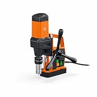FEIN Eco-Magnet-Kernbohrmaschine KBE 32 QW 1-Gang für Bohrkronen, extrem klein und leichtgewichtige , max. Bohrdurchmesser HM/HSS: 32 mm, Kernbohreraufnahme: 3/4 Weldon, max. Bohrtiefe 50 mm