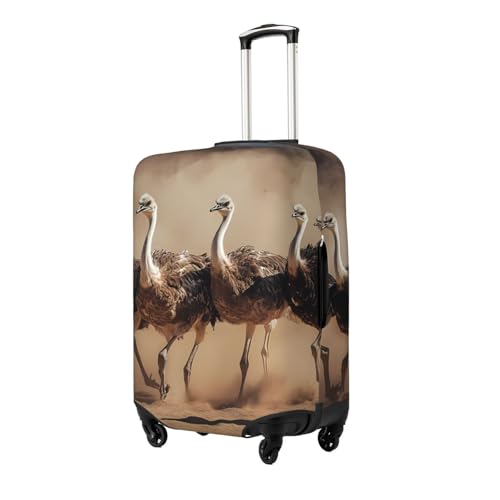 Ostrich Elastic Travel Luggage Cover, Washable Spandex Suitcase Protector, Anti-Scratch Fits 18-32 Inch2