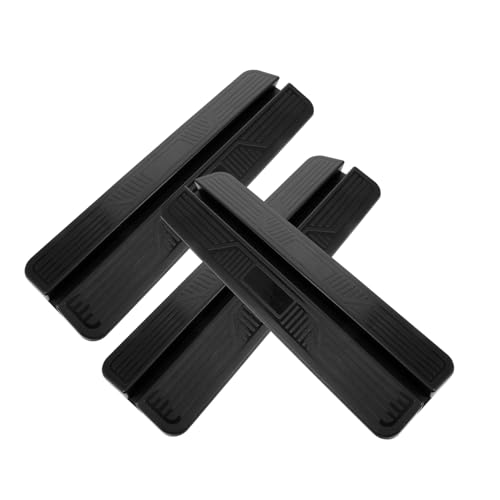Beaupretty 3 Piezas Desmontable Antideslizante para Umbrales de Puertas de Acceso Seguro para Mascotas y Bebés Protección contra Caídas Interiores Color Negro