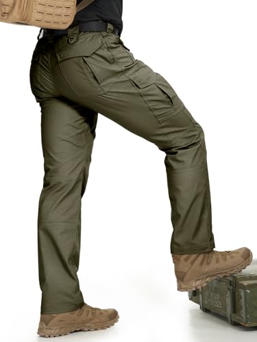 IDOGEAR Flex Tactical Pants Men's Ripstop Trousers Water-Resistant Lightweight Cargo Hiking Work Pants for Urban & Outdoor - Image 4