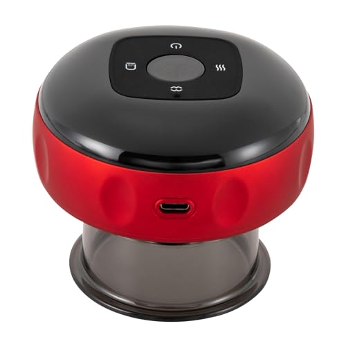 Ventosa eléctrica de 12 velocidades, masajeador de ventosas, con pantalla LED, para relajar los músculos, para ventosas, rascar y masajear