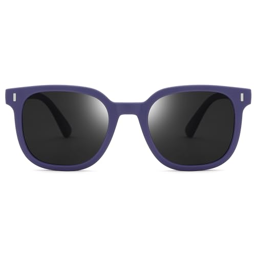 Hycredi Kids Polarized Sunglasses, TPEE Rubber Unbreakable Shades for Girls Boys Age 3-104