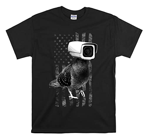 T-shirt pigeon noir parfait pour vos sorties urbaines décontractées