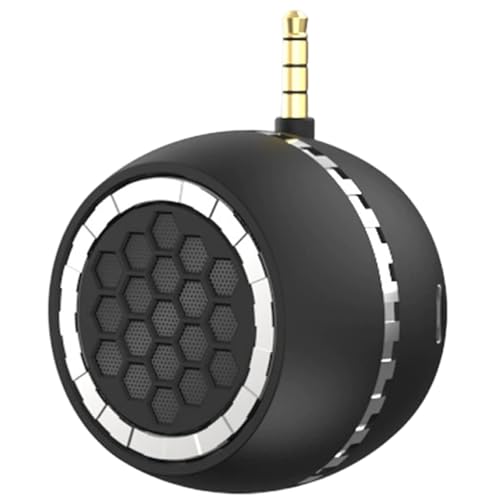 Altavoz portátil de 3,5 mm mini amplificador de sonido plug and play para móvil y ordenador