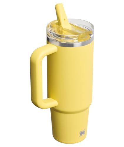 Image of STANLEY Quencher ProTour Flip Straw Tumbler with Leakproof Lid 30 oz | Built-In Straw & Handle | Cupholder Compatible for Travel | Insulated Stainless Steel Cup | BPA-Free | Daffodil