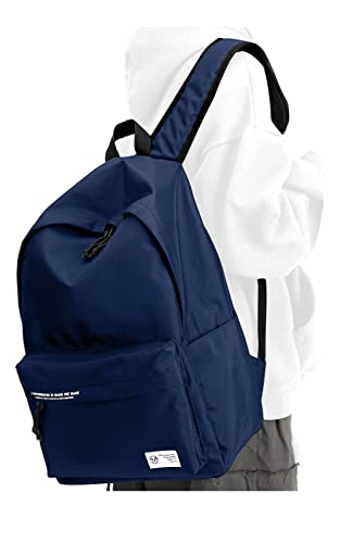 PAUBACK Teens Girls Boys Lightweight High School Backpack - B-Blue