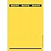 Produktbild LEITZ® Rückenschild, auf A4-Bogen, selbstklebend, Papier, breit/lang, 61 x 285 mm, gelb (75 Stück), Sie erhalten 1 Packung á 75 Stück