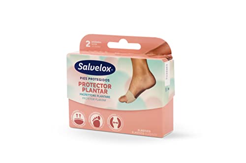 Salvelox ® | Protector Plantar | Protección Plantar elástica y ajustable para protección y alivio del antepié | Reduce durezas, dolor e inflamación | 2 unidades Cover