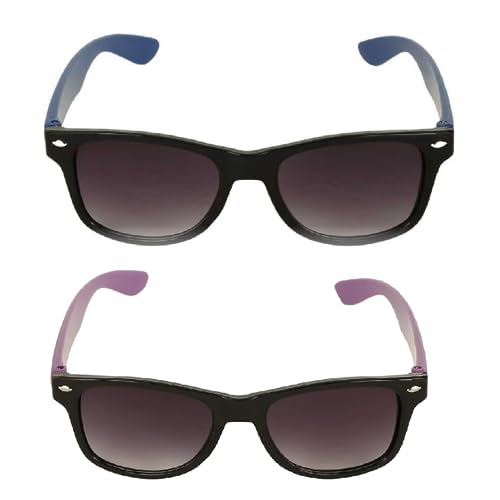 Image of DEPARTED Kids Sunglasses UV Protected Rectangular Medium Size For Boys & Girls (Age 5 to 7) Pack of 2