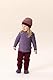 Melange-Pullover Baby & Kleinkind - 100% Bio-Merino – atmungsaktiv & warm - Unisex Gr. 50-104 - nachhaltig & fair – dehnbar mit Knopfverschluss - Made in Germany | Marine-Lagoon Gr. 86-92
