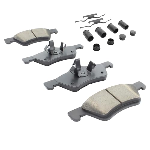Image of QUALITY-BUILT Front Ceramic Brake Pads, Premium 1001-1047C, Compatible with 2005-2012 Ford /Mazda /Mercury (Escape,Mariner,Tribute)
