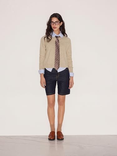 Image of CIDER Knit Round Neckline Solid Cardigan