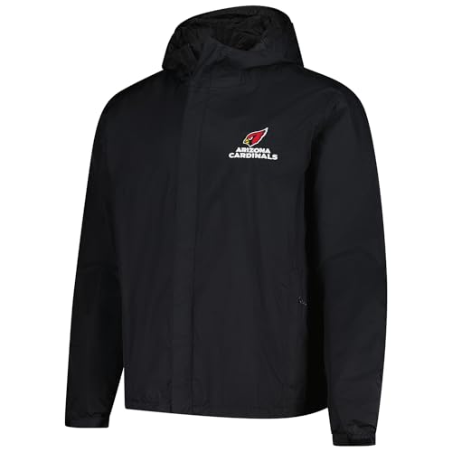 Image of Dunbrooke Men's NFL Tropic Waterproof Packable Full-Zip Hoodie Jacket