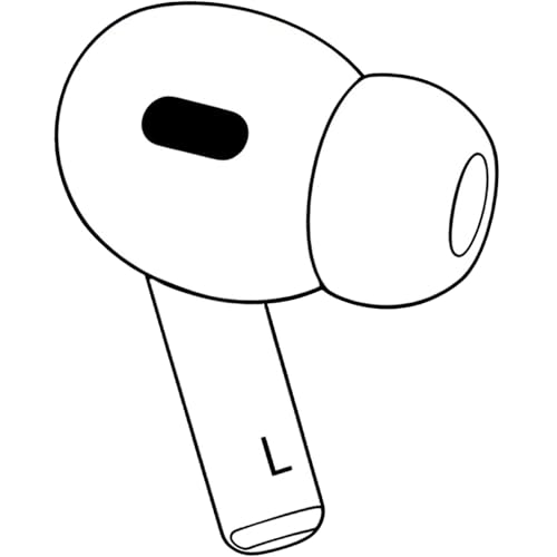Siatron OEM Single Left Earbuds Replacement for Pod Pro (2nd Generation) A3047 A3048 A3049. Genuine Left Ear Side Only Compatible Original Air Pro 2 A2968 Charging Case (Left-A3047 A3048 A3049)
