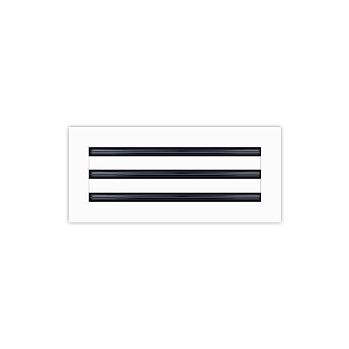 BUILDMART - 16x6 White Modern AC Vent Cover - Decorative Air Vent - Standard Linear Slot Diffuser - Register Grille for Ceiling Walls & Floors - Texas Buildmart product thumbnail 2