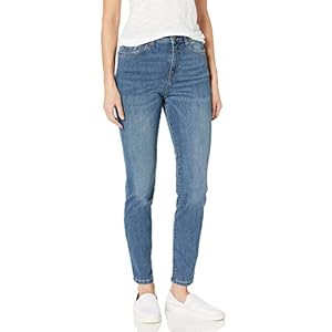 Amazon Essentials Women's High-Rise Skinny Jean, Medium Wash, 10