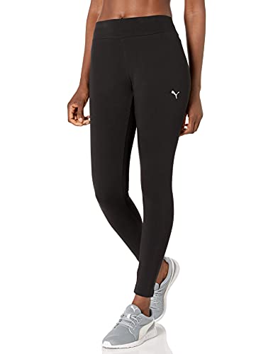 PUMA Women's Essentials Leggings, Black-Cat, Small
