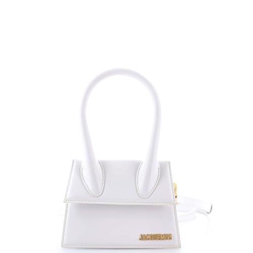 Jacquemus, Pre-Loved Le Chiquito Moyen Bag Leather, White