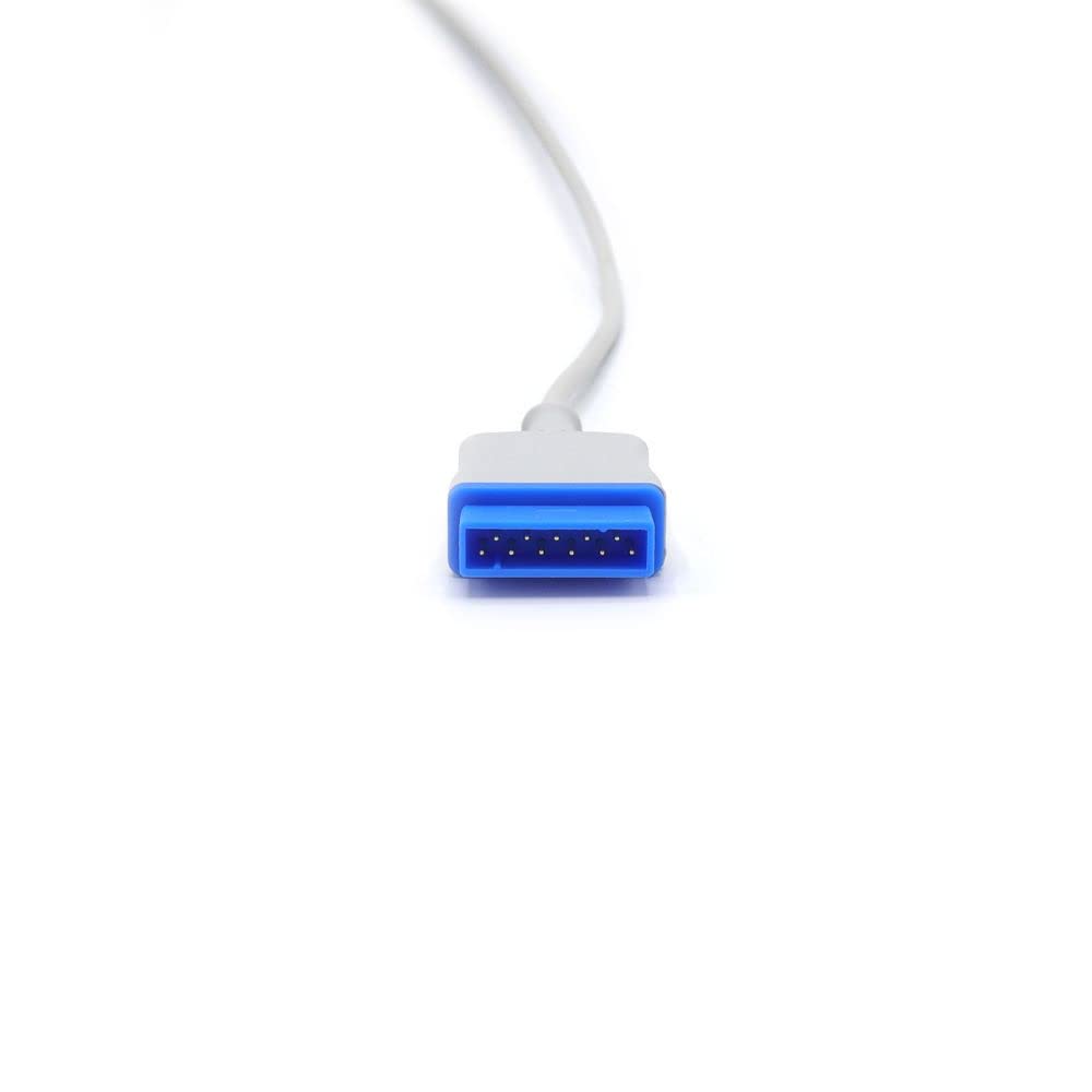 Datex Ohmeda Kompatibel Direct-Connect SpO2 Sensor OXY-F4-GE Fingerclip für Erwachsene, 3 m, 11-poliger Stecker, FDA/CE-geprüft