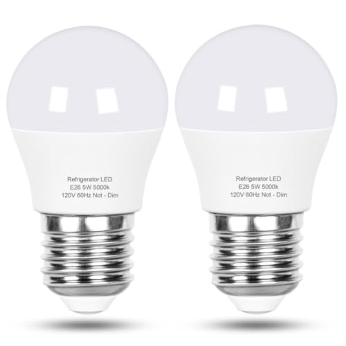 Vgogfly Refrigerator Light Bulb, A15, 40W...