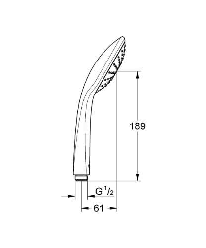 GROHE Vitalio Joy 110 Mono Regadera de Mano miniatura 2