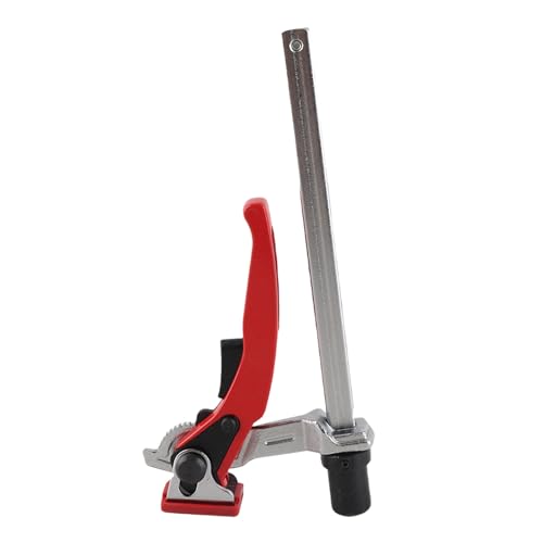 Hold Down Clamp 20mm Base, 13.5x6.5mm Guide Rail Woodworking Bench Dog Clamp with Ratchet Mechanism, T Track Clamps for Woodworking