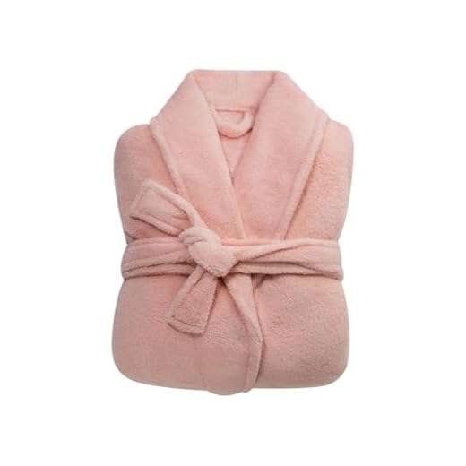 Roupão de Microfibra Adulto Unissex Extra Macio(Rosa)