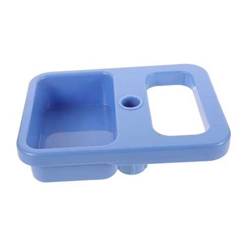 OSOLADY Pole Tray Medical Product Holder Detachable Drip Stand Plate Hospital Tray Drip Stand Tray Stand Holder Tray Drip Stand Storage Tray Plastic Blue