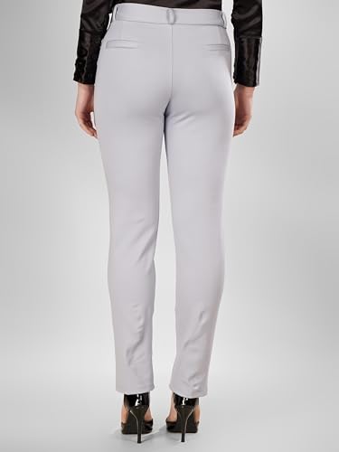 Image of modny Formal Trousers for Women Premium Polycotton, Regular Fit, Straight Pant for Girls | Ideal for Office, College & Professional Wear