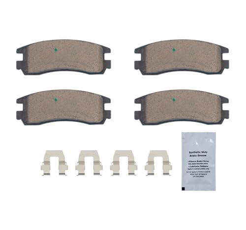 Image of HUSCH D698 Rear Ceramic Brake Pads Kit Fit For Buick Allure 2008-2009, For Century 2004-2005, For LaCrosse 2008-2009, For LeSabre 2000-2005, For Park Avenue 1997-2005, For Regal 1994-2004
