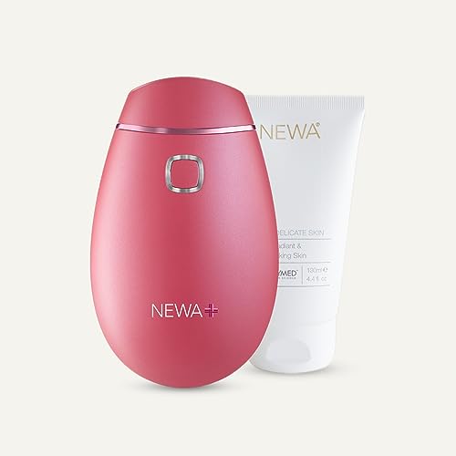 NEWA RF Wrinkle Reduction Device (Wireless) - Skincare Tool for Facial Tightening. Boosts Collagen, Reduces Wrinkles. with 1 Month Gel Supply